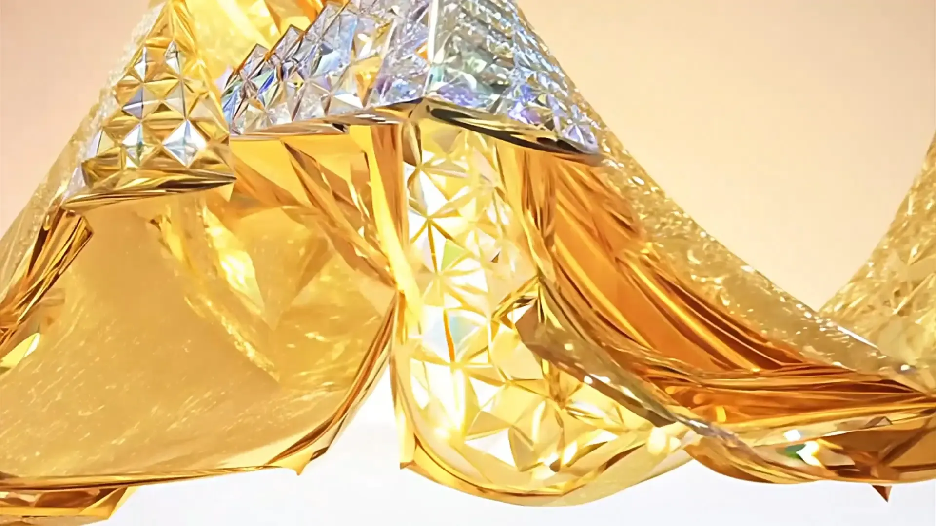 Elegant Crystal Gold Background Video Projects